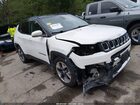 2019 Jeep Compass Limited Fwd Белый vin: 3C4NJCCB8KT788498