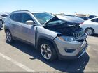 2020 Jeep Compass Limited Fwd Silver vin: 3C4NJCCBXLT122597