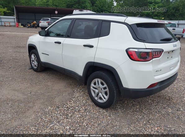 3C4NJDAB0JT392282 2018 JEEP COMPASS Белый Задняя левая четверть