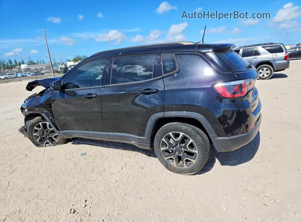 3C4NJDAB0LT174569 2020 JEEP COMPASS Black Tył lewy