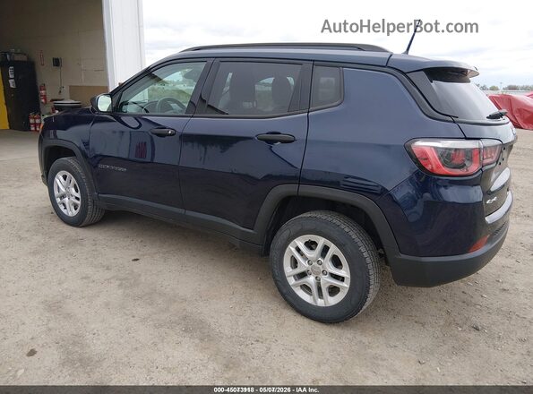3C4NJDAB1JT392274 2018 JEEP COMPASS Синий Задняя левая четверть