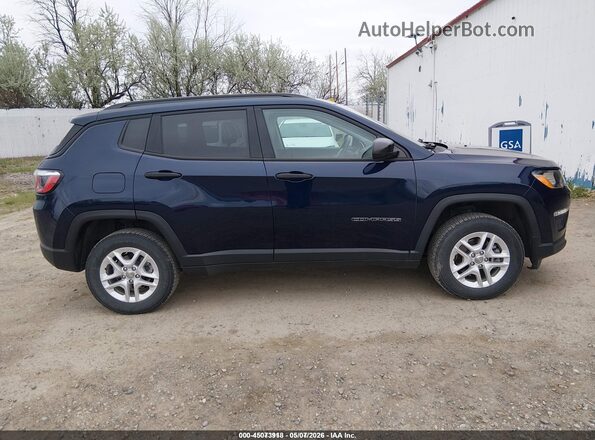 3C4NJDAB1JT392274 2018 JEEP COMPASS Синий 