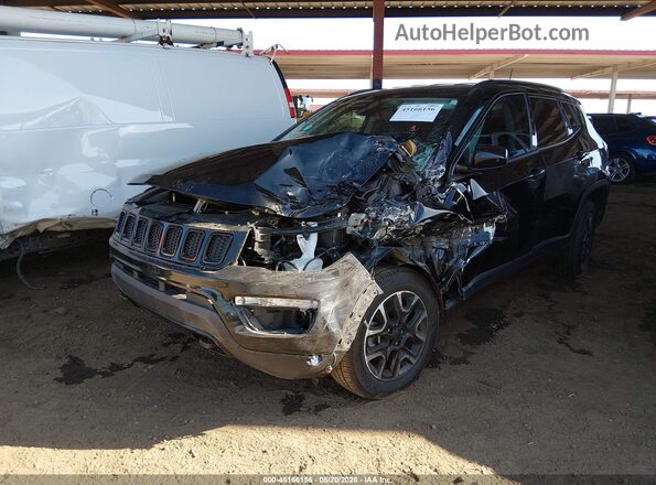 3C4NJDAB1KT828011 2019 JEEP COMPASS Черный Передняя левая четверть