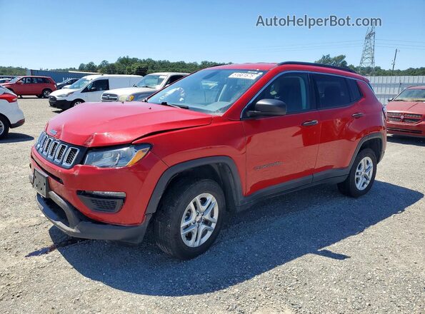 3C4NJDAB1MT507234 2021 JEEP COMPASS Red Передня ліва чверть