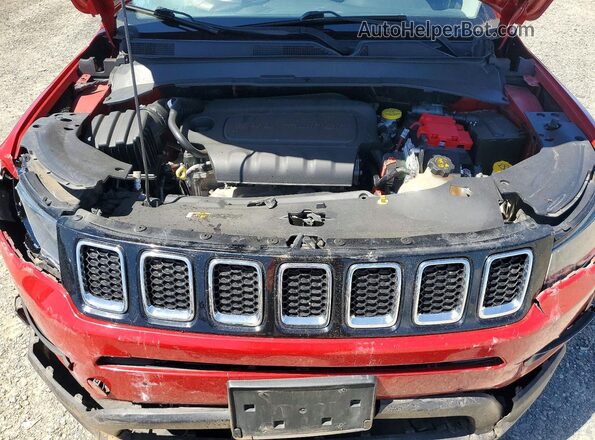 3C4NJDAB1MT507234 2021 JEEP COMPASS Red Вид задньої частини салону