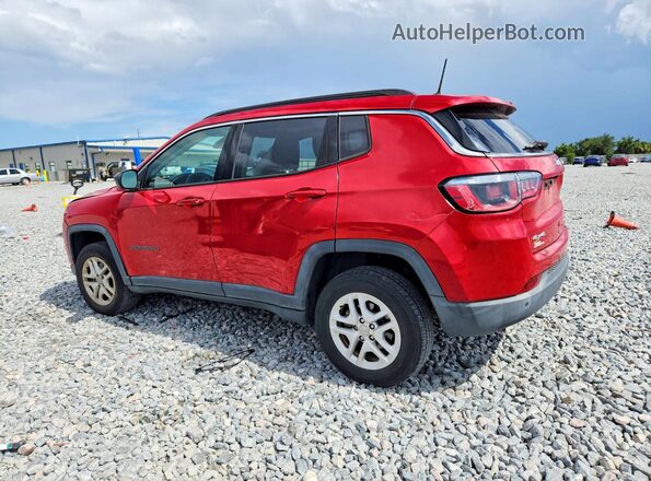 3C4NJDAB2KT629386 2019 JEEP COMPASS Red Задня ліва чверть