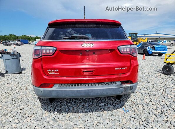 3C4NJDAB2KT629386 2019 JEEP COMPASS Red Вид ззаду