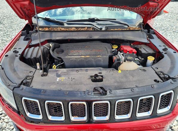 3C4NJDAB2KT629386 2019 JEEP COMPASS Red Вид підкапотного простору