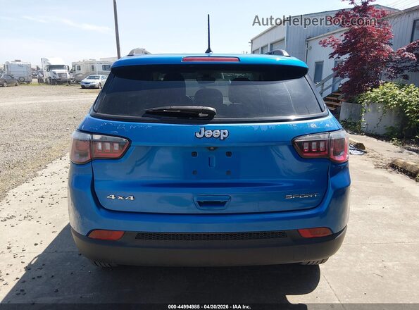 3C4NJDAB3JT392292 2018 JEEP COMPASS Синий 