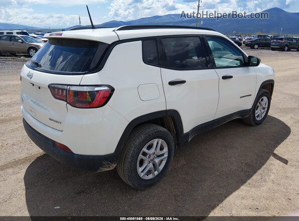 3C4NJDAB5JT392276 2018 JEEP COMPASS Red Tył prawy