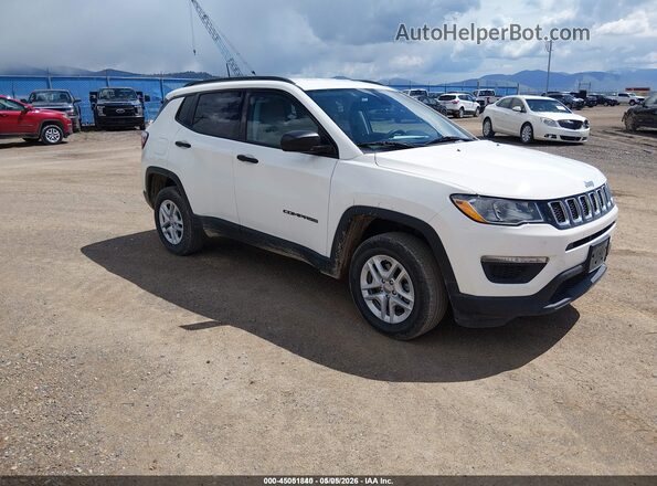 3C4NJDAB5JT392276 2018 JEEP COMPASS Red Przód prawy
