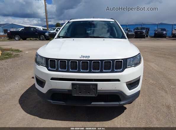3C4NJDAB5JT392276 2018 JEEP COMPASS Red Widok zestawu wskaźników