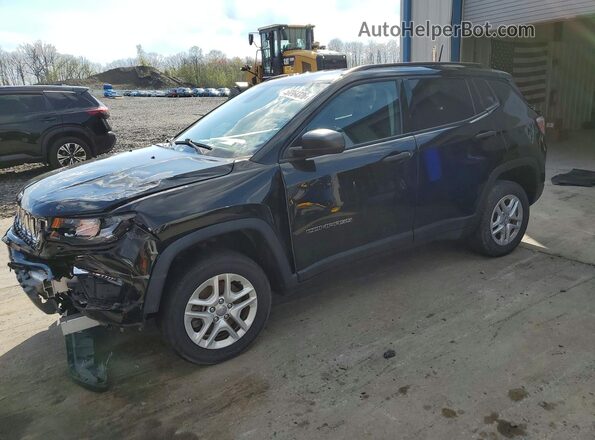 3C4NJDAB5JT401428 2018 JEEP COMPASS Black Przód lewy