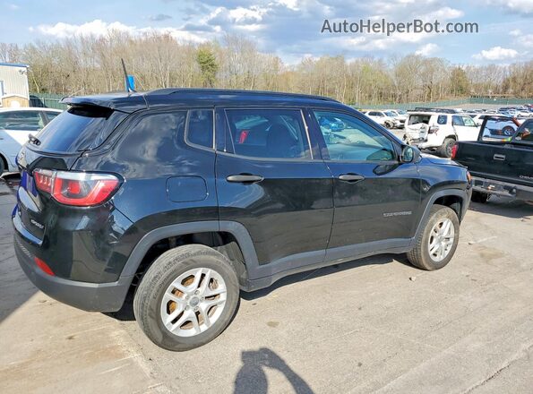 3C4NJDAB5JT401428 2018 JEEP COMPASS Black Tył prawy