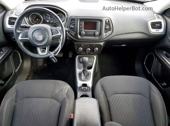 3C4NJDAB5JT401428 2018 JEEP COMPASS Black Widok deski rozdzielczej