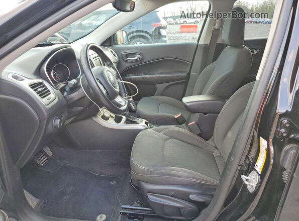 3C4NJDAB5JT401428 2018 JEEP COMPASS Black Widok wnętrza z przodu