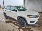 2020 Jeep Compass Sport Белый vin: 3C4NJDAB5LT117137