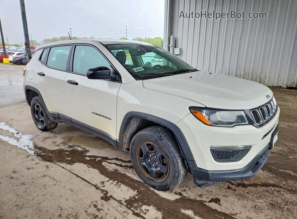 3C4NJDAB5LT117137 2020 JEEP COMPASS Белый Передняя правая четверть