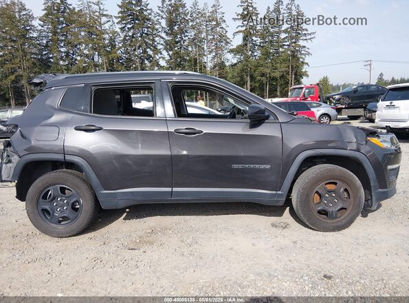 3C4NJDAB7HT641896 2017 JEEP NEW COMPASS Gray უკანა სალონის ხედი
