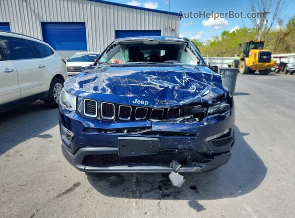 3C4NJDAB7HT667074 2017 JEEP COMPASS Синий Вид спереди