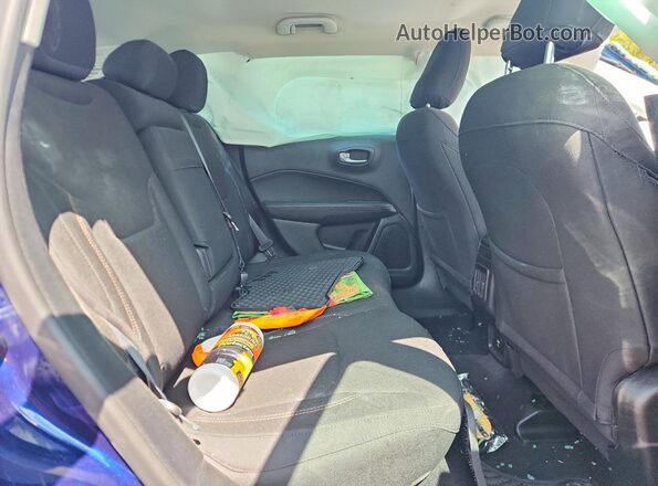 3C4NJDAB7HT667074 2017 JEEP COMPASS Синий Вид задней части салона