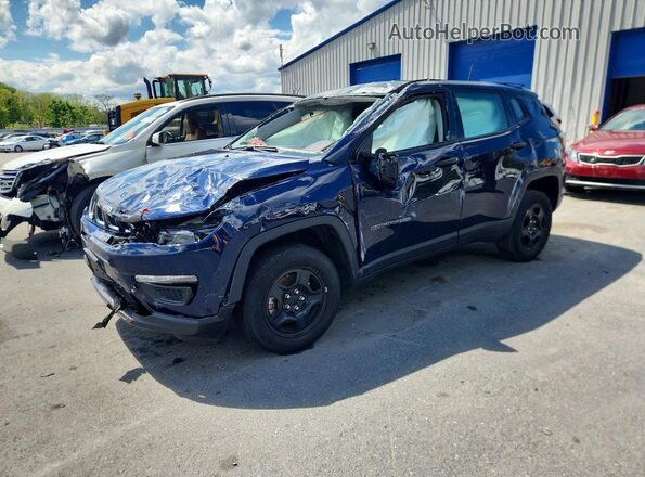 3C4NJDAB7HT667074 2017 JEEP COMPASS Синий Передняя левая четверть