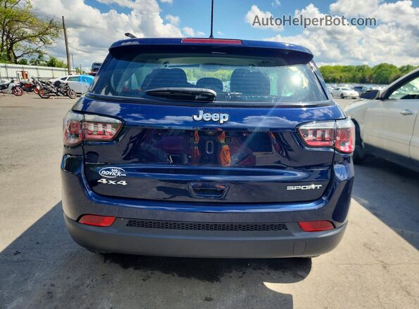 3C4NJDAB7HT667074 2017 JEEP COMPASS Синий Вид сзади