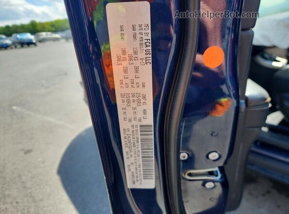 3C4NJDAB7HT667074 2017 JEEP COMPASS Синий Вид наклейки с VIN-кодом