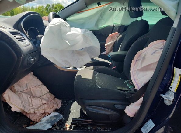 3C4NJDAB7HT667074 2017 JEEP COMPASS Синий Вид салона спереди
