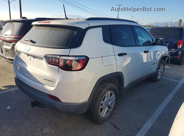 3C4NJDAB7JT191284 2018 JEEP COMPASS White Trasero derecho