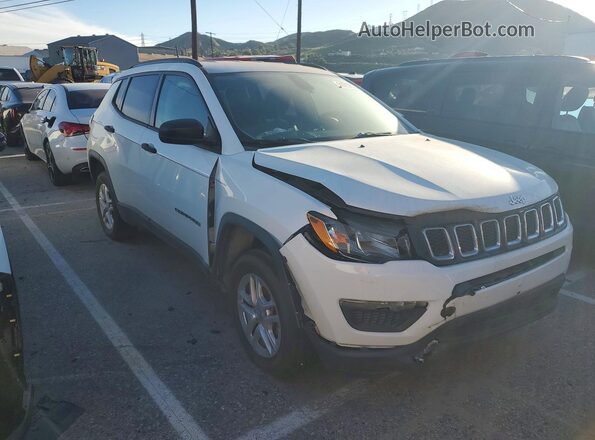 3C4NJDAB7JT191284 2018 JEEP COMPASS White Delantero derecho