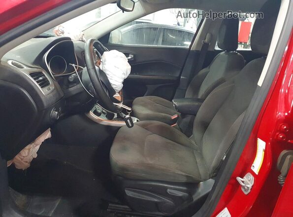3C4NJDAB9HT645920 2017 JEEP COMPASS Красный Вид салона спереди