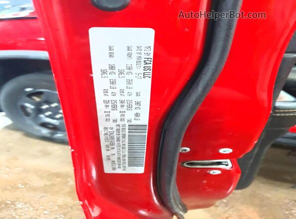 3C4NJDAB9HT645920 2017 JEEP COMPASS Красный Вид наклейки с VIN-кодом