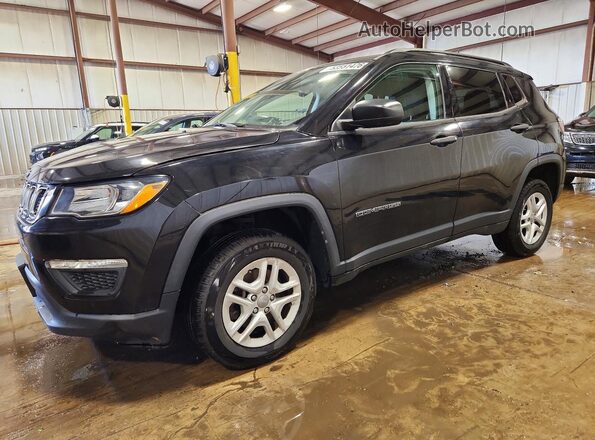 3C4NJDABXHT642394 2017 JEEP COMPASS Black Przód lewy