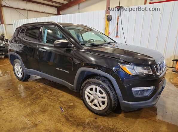 3C4NJDABXHT642394 2017 JEEP COMPASS Black Przód prawy