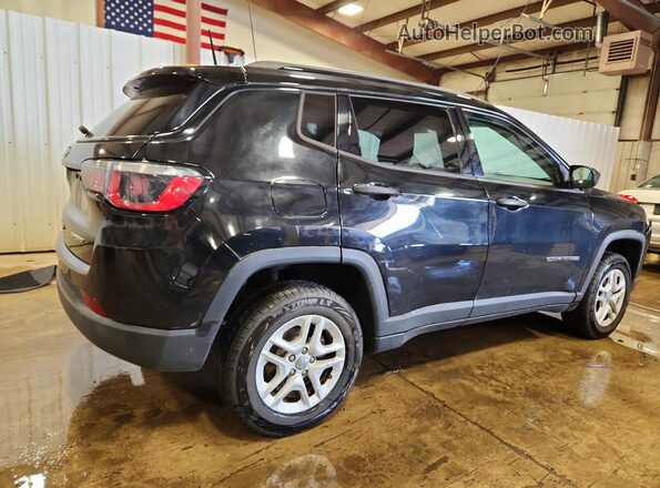 3C4NJDABXHT642394 2017 JEEP COMPASS Black Tył prawy