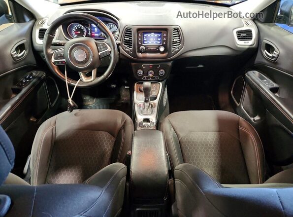 3C4NJDABXHT642394 2017 JEEP COMPASS Black Widok deski rozdzielczej