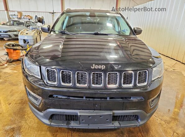 3C4NJDABXHT642394 2017 JEEP COMPASS Black Widok z przodu