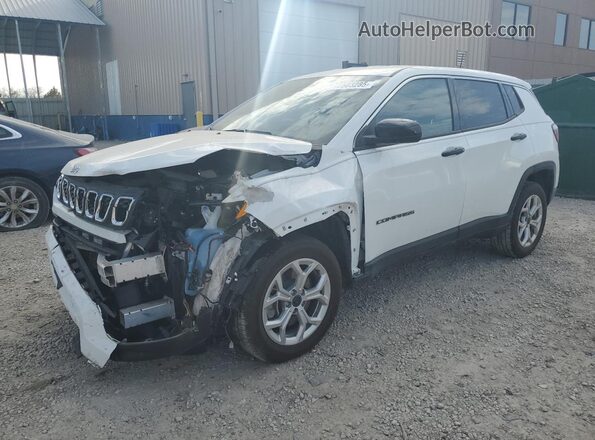 3C4NJDAN3ST515620 2025 JEEP COMPASS Белый Передняя левая четверть