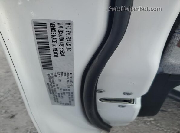 3C4NJDAN3ST515620 2025 JEEP COMPASS Белый Вид наклейки с VIN-кодом