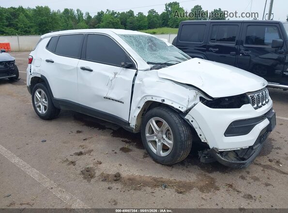 3C4NJDAN8RT101355 2024 JEEP COMPASS Белый Передняя правая четверть