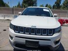 2017 Jeep New Compass Latitude 4x4 White vin: 3C4NJDBB0HT681722