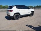 2018 Jeep Compass Latitude 4x4 White vin: 3C4NJDBB0JT144659