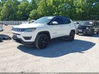 2018 Jeep Compass Latitude 4x4 White vin: 3C4NJDBB0JT144659