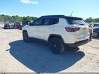 2018 Jeep Compass Latitude 4x4 White vin: 3C4NJDBB0JT144659