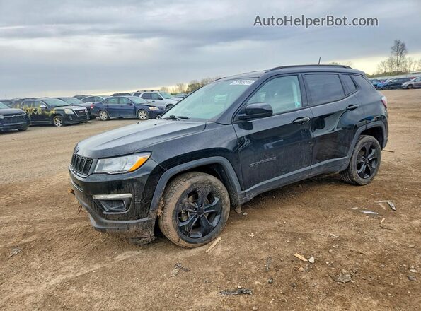 3C4NJDBB0JT315409 2018 JEEP COMPASS Black Vista tres cuartos delantera izquierda