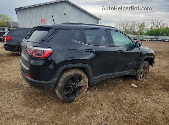 3C4NJDBB0JT315409 2018 JEEP COMPASS Black Trasero derecho