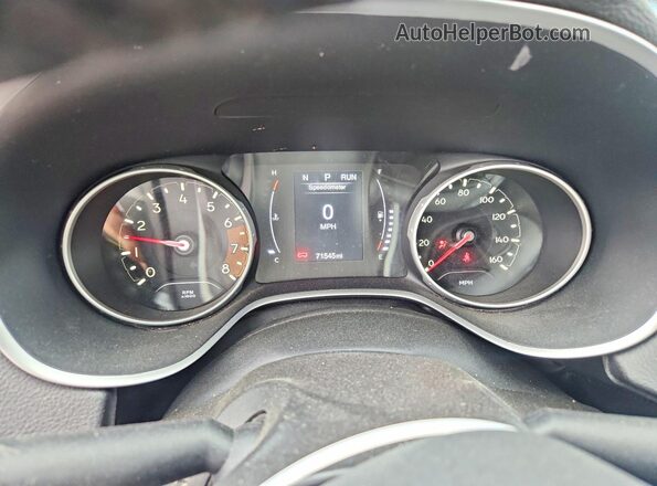 3C4NJDBB0JT315409 2018 JEEP COMPASS Black Vista del cuadro de instrumentos