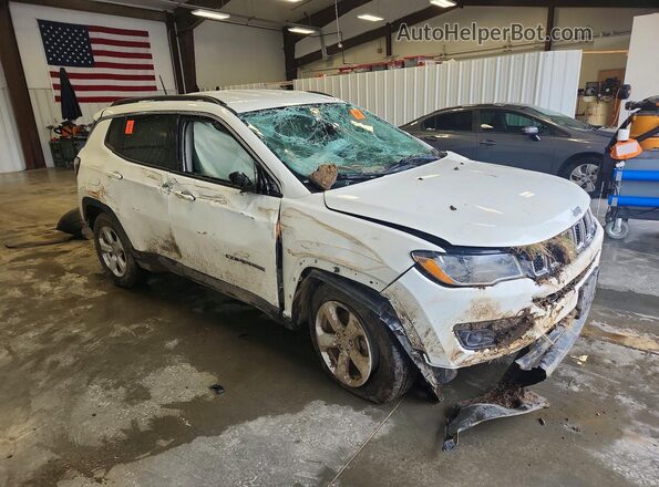 3C4NJDBB0JT355375 2018 JEEP COMPASS White წინა მარჯვენა