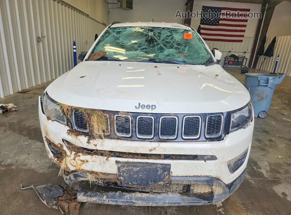 3C4NJDBB0JT355375 2018 JEEP COMPASS White წინა ხედი